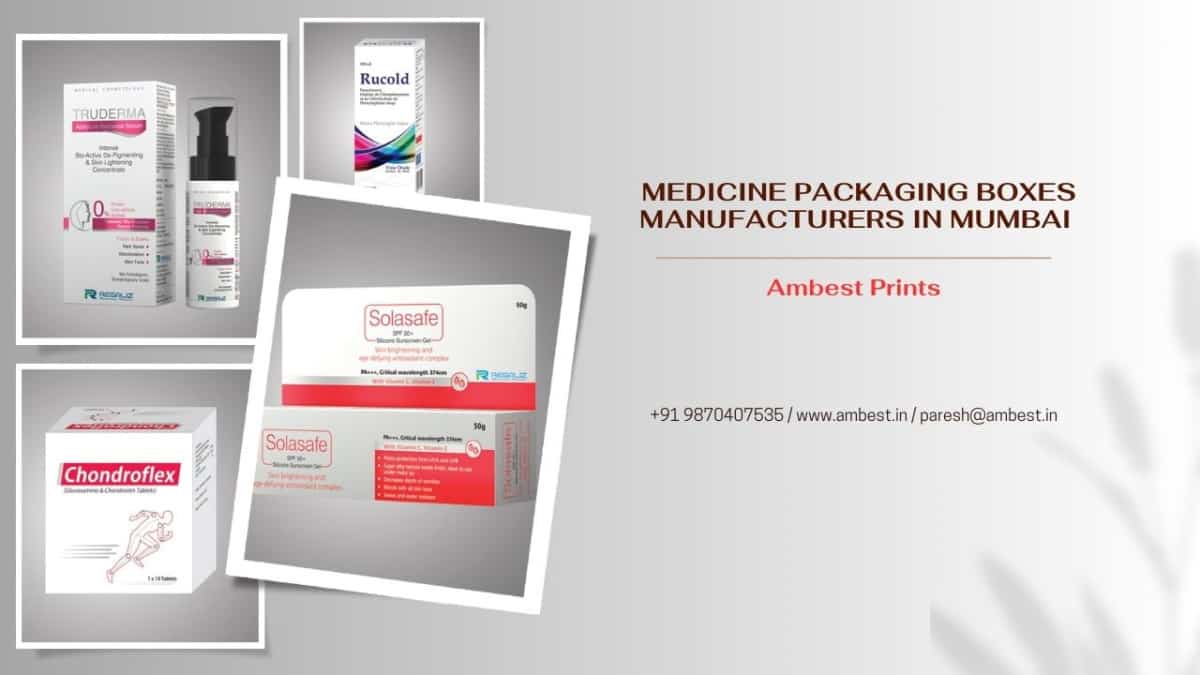Medicine Packaging Boxes Manufacturers in Mumbai Ambest Prints